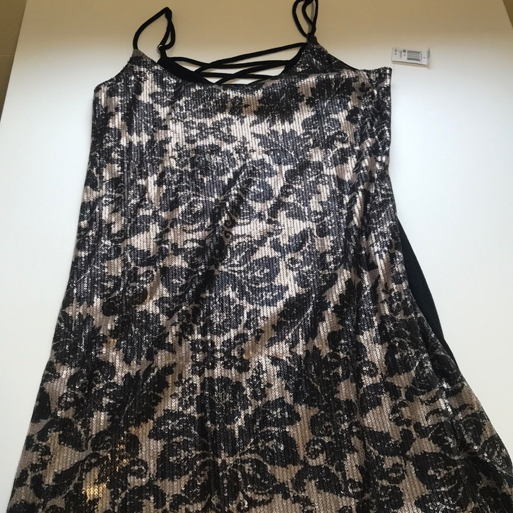 Sequined evening dress